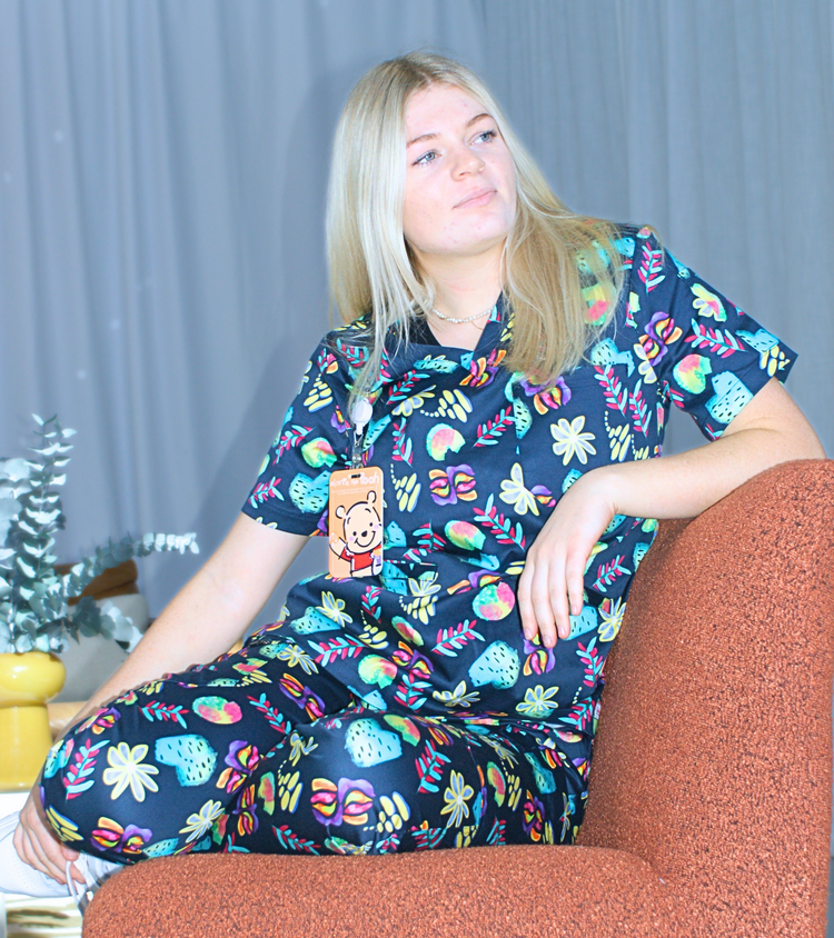 Little Printed Scrubs