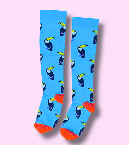 Toucan Toes Compression Socks