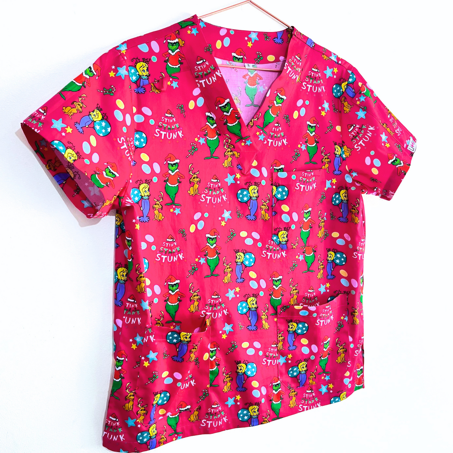 Stink Stank Stunk Scrub Top