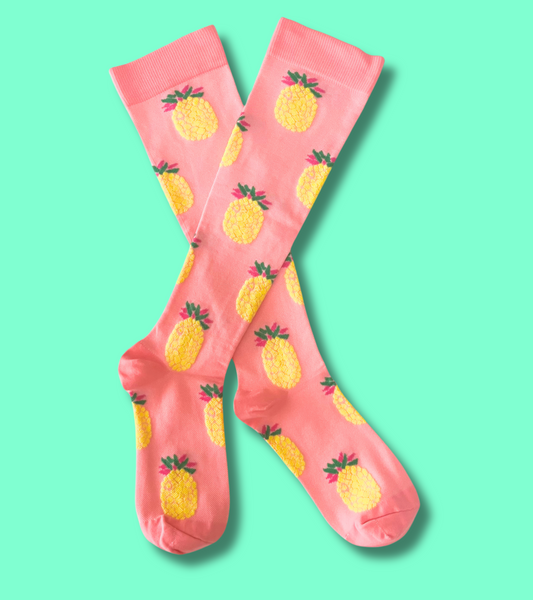 Pineapple Compression Socks