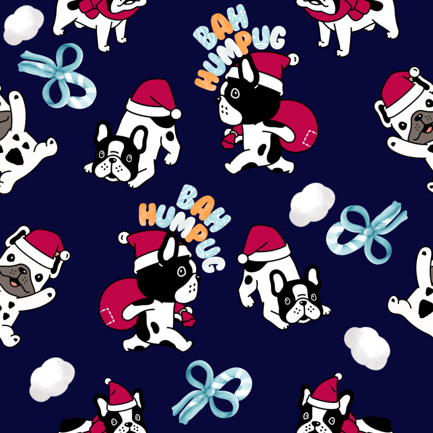 Bah Humpug Scrub Top