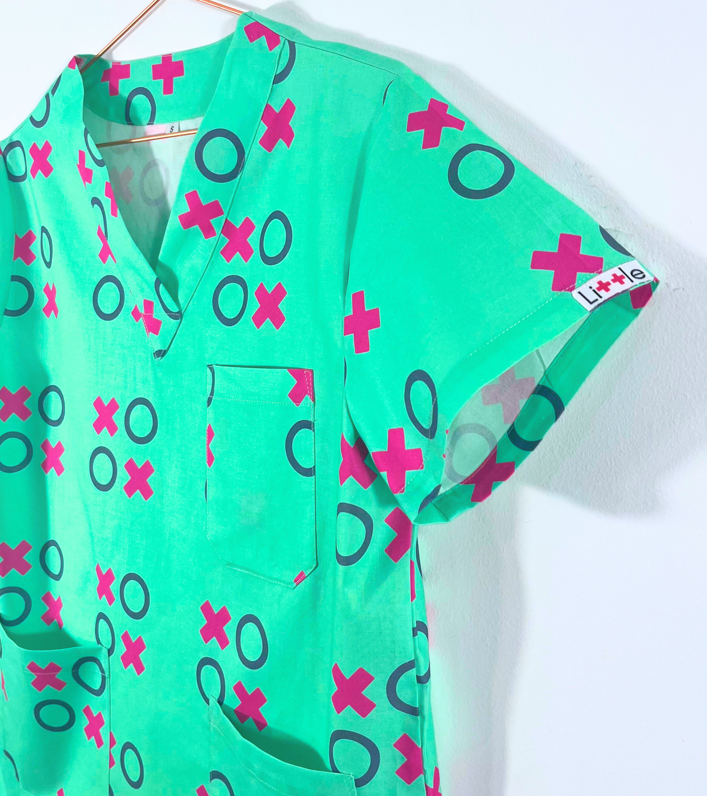 Noughts & Crosses Cotton Fun Scrub