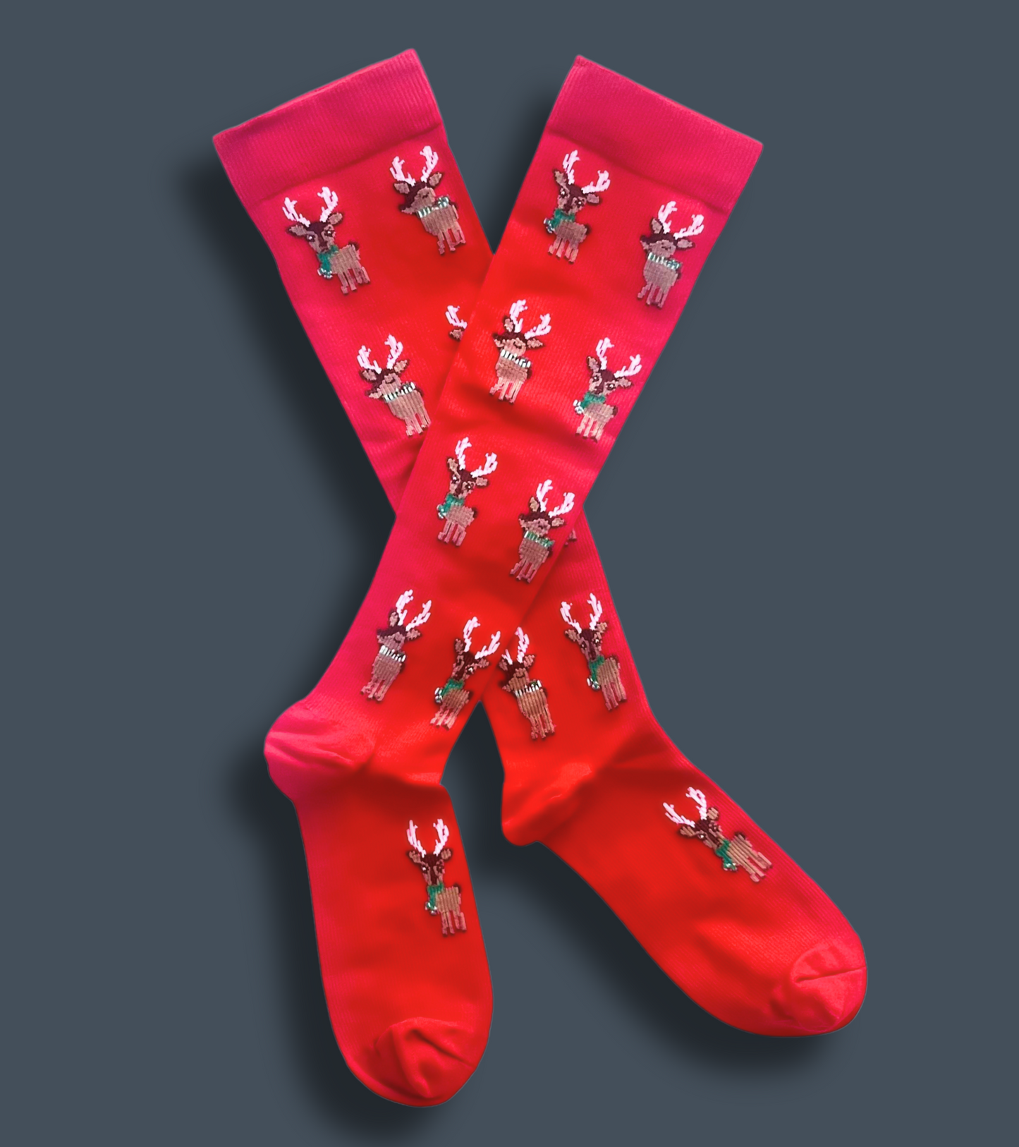 Reindeer Compression Socks