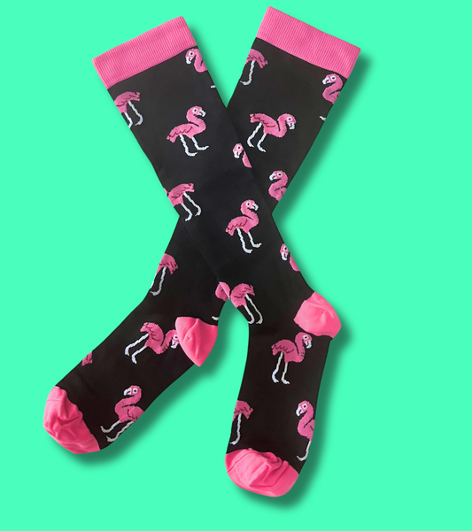 Flamingo Compression Socks