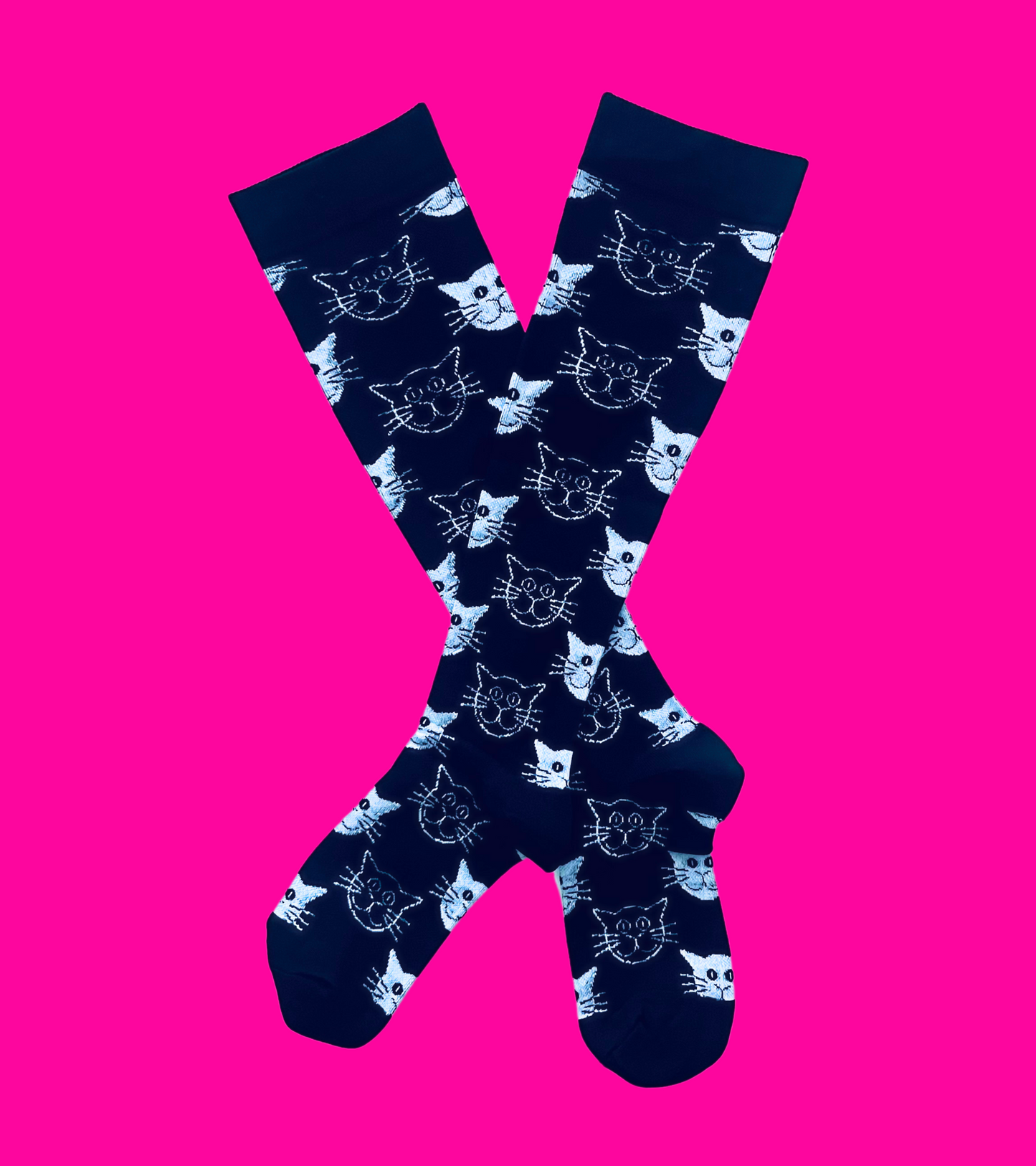 Happy Cat Compression Socks