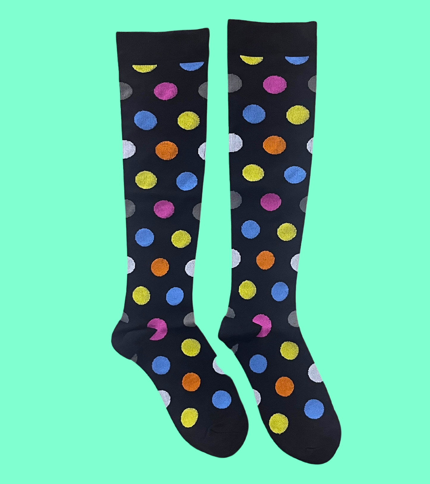 Polka Dot Compression Socks