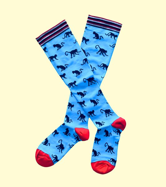 Spunky Monkey Compression Socks