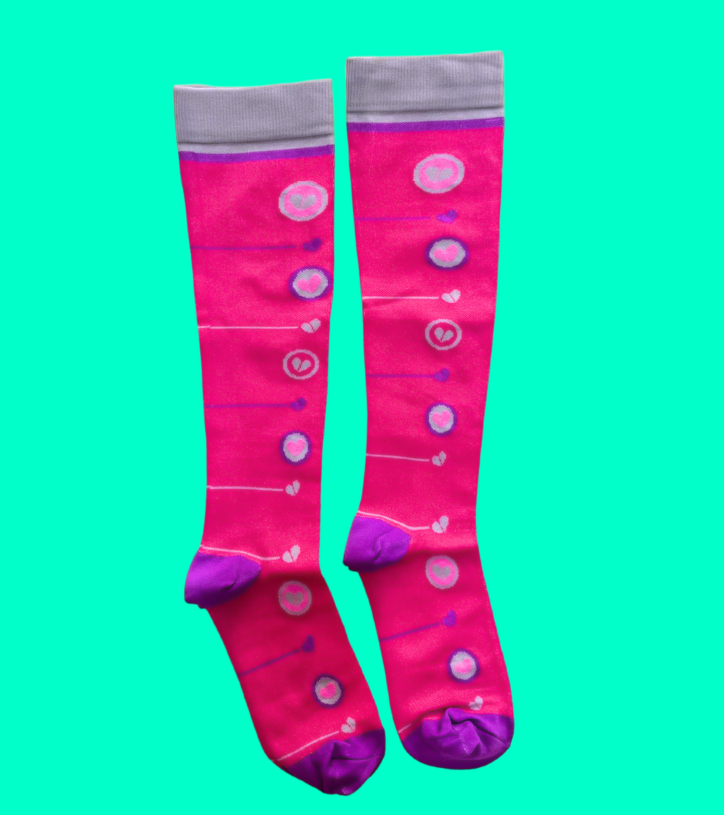 Little Hearts Compression Socks