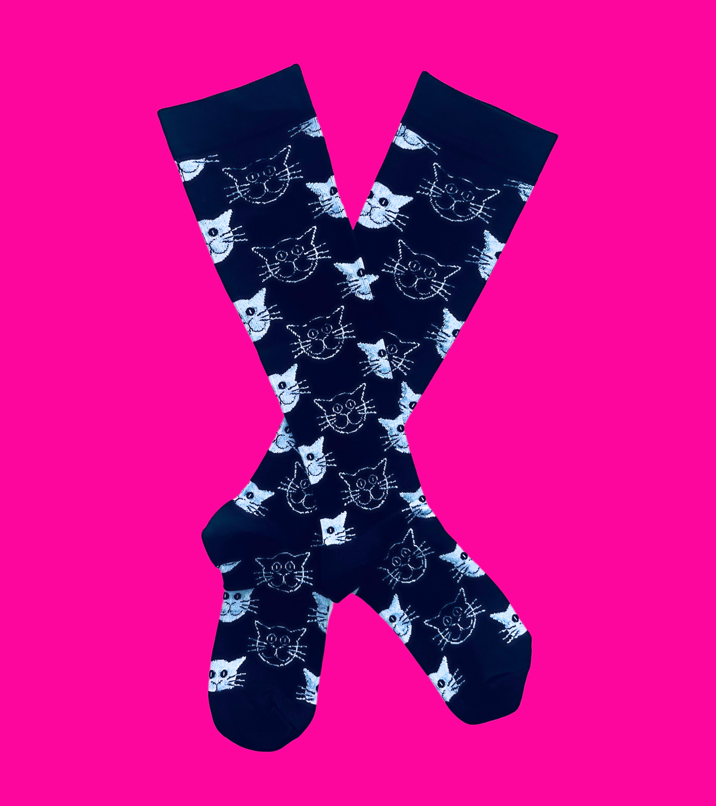 Happy Cat Compression Socks