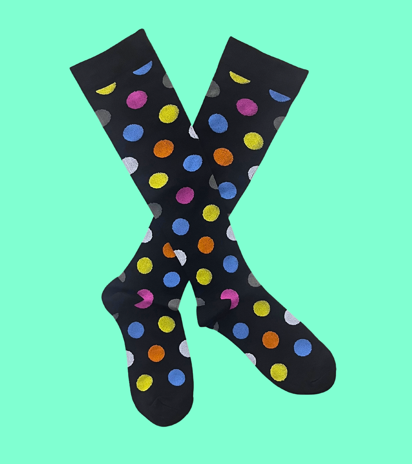 Polka Dot Compression Socks