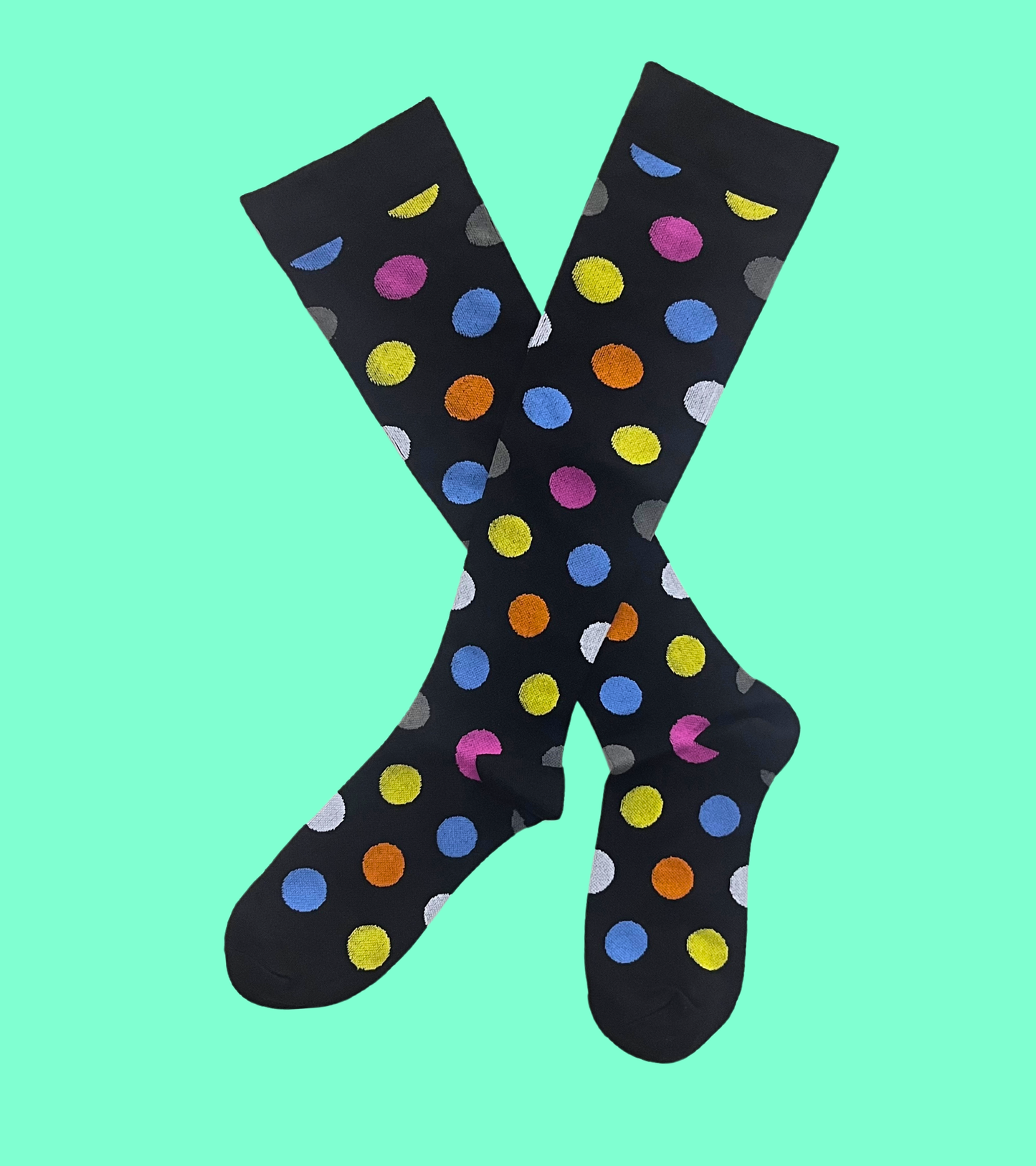 Polka Dot Compression Socks