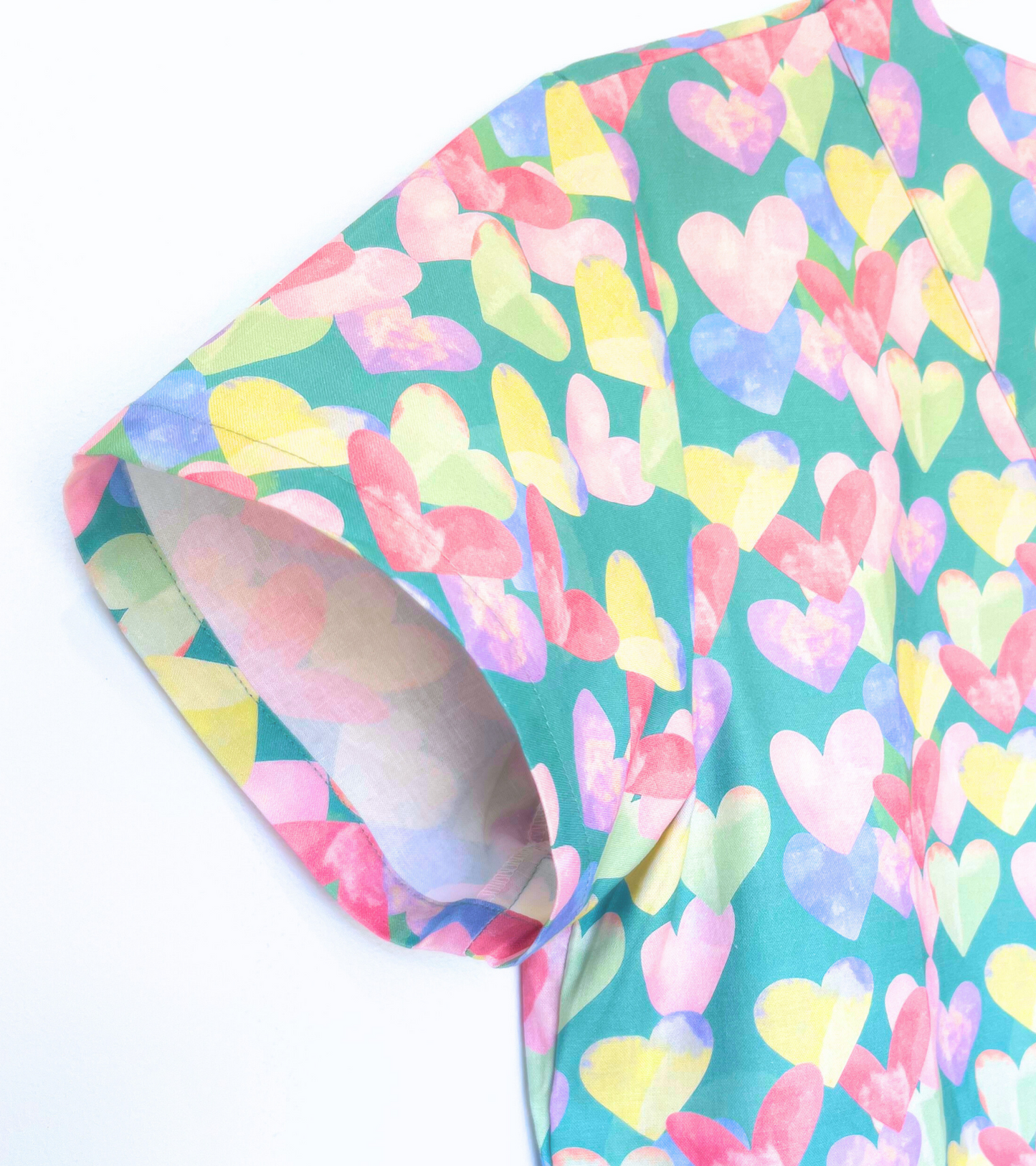 Flossy Hearts Scrub Top