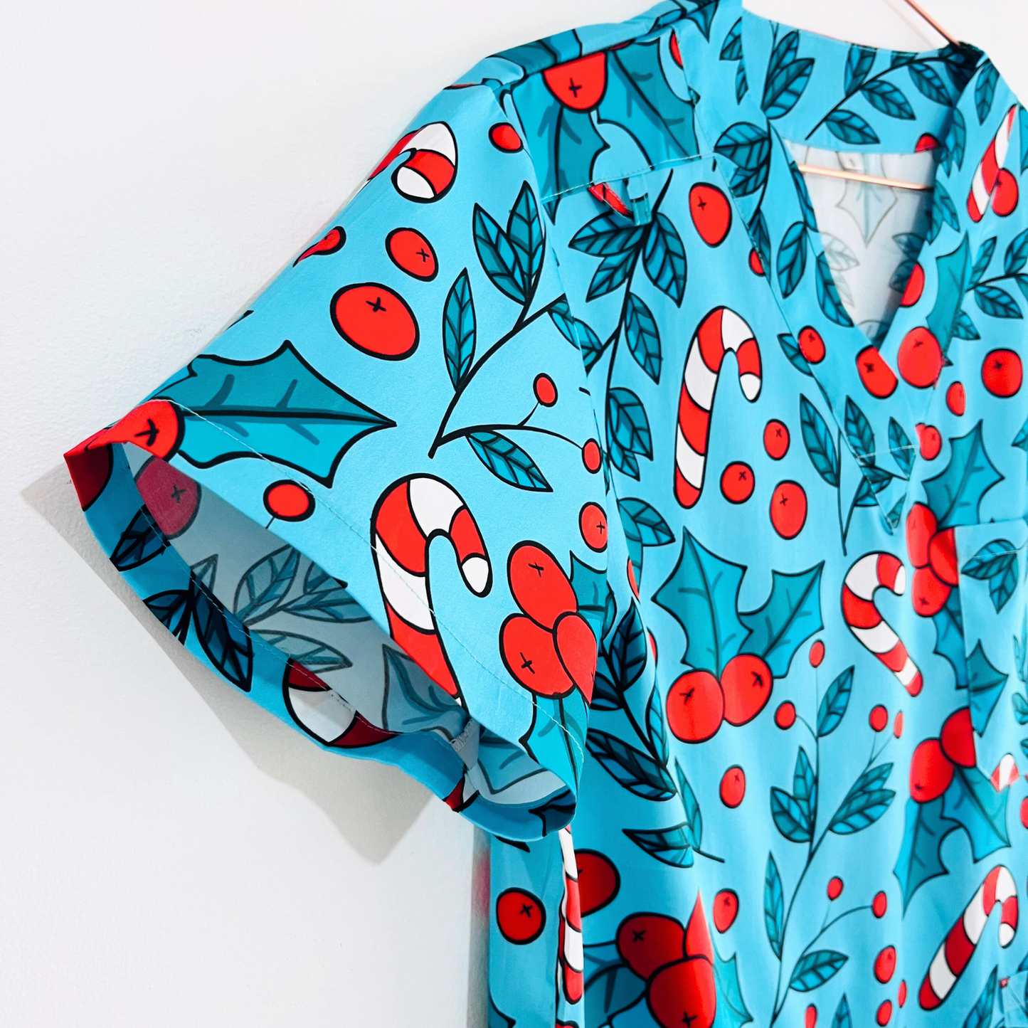 Mistletoe Scrub Top RESTOCK PRESALE