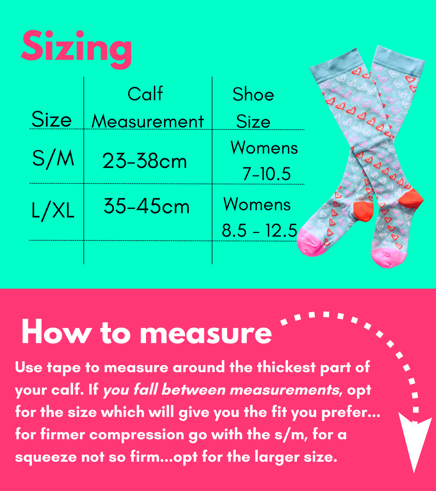 All Heart Compression Socks