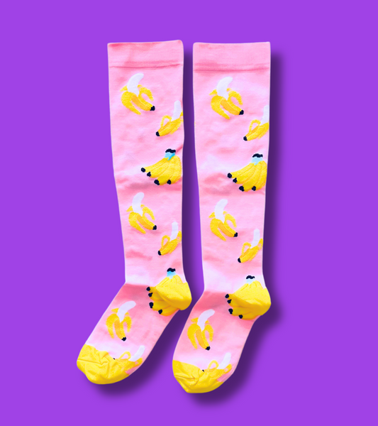 Banana Split Compression Socks