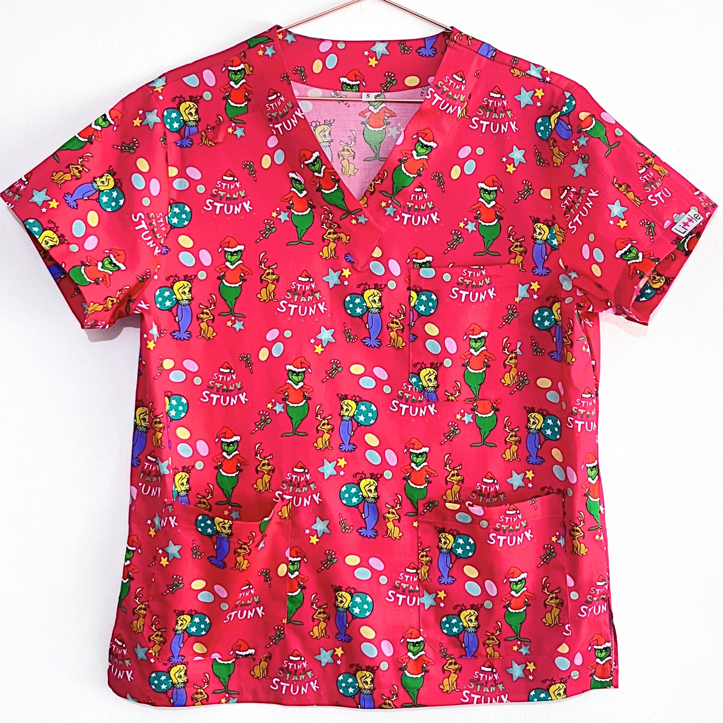 Stink Stank Stunk Scrub Top