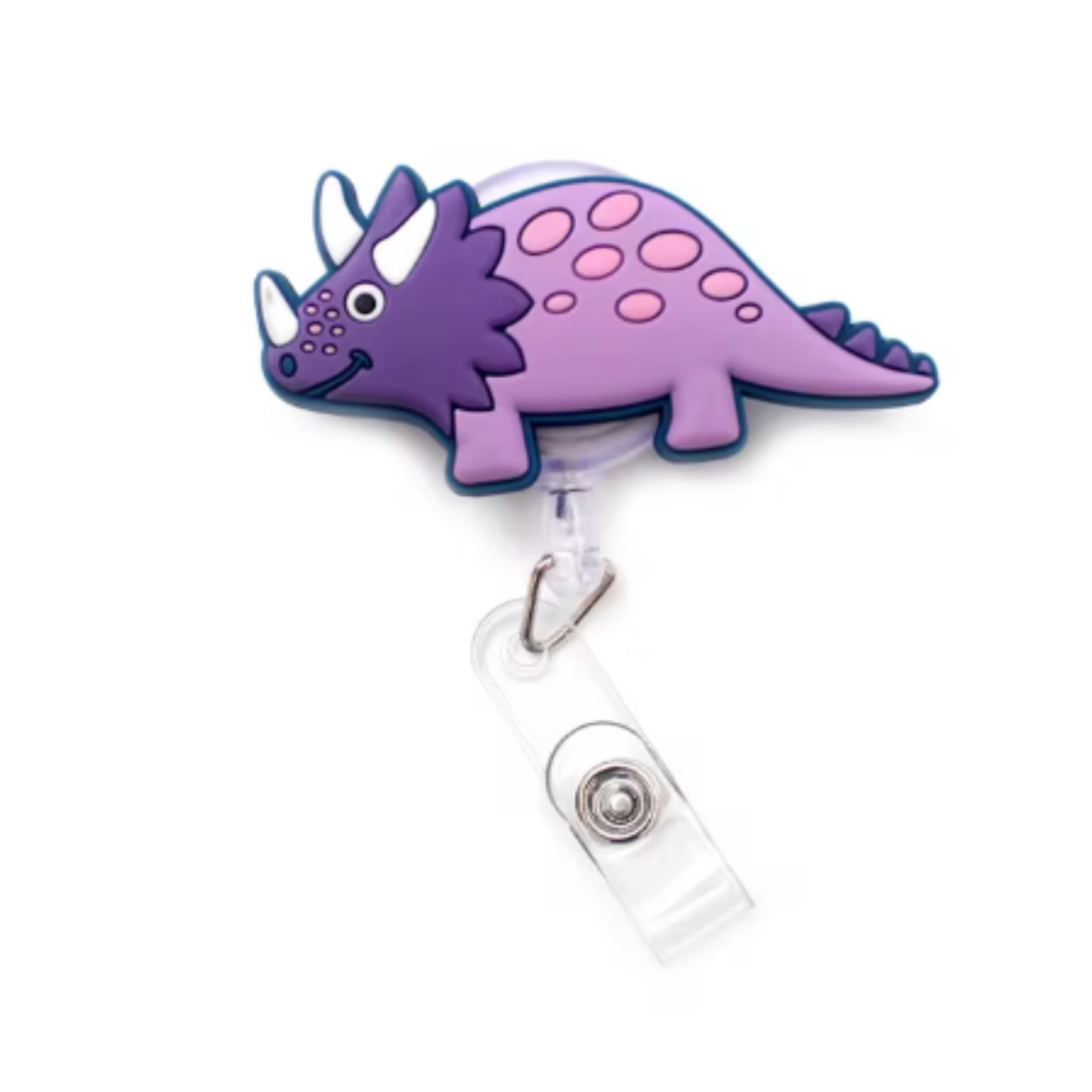 Triceratops ID Badge Reel