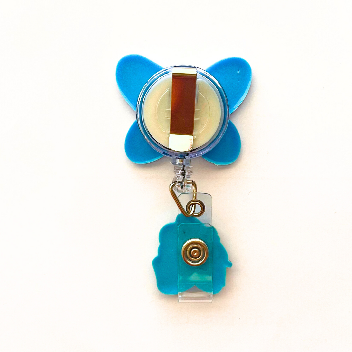 Blue Butterfly Badge Reel