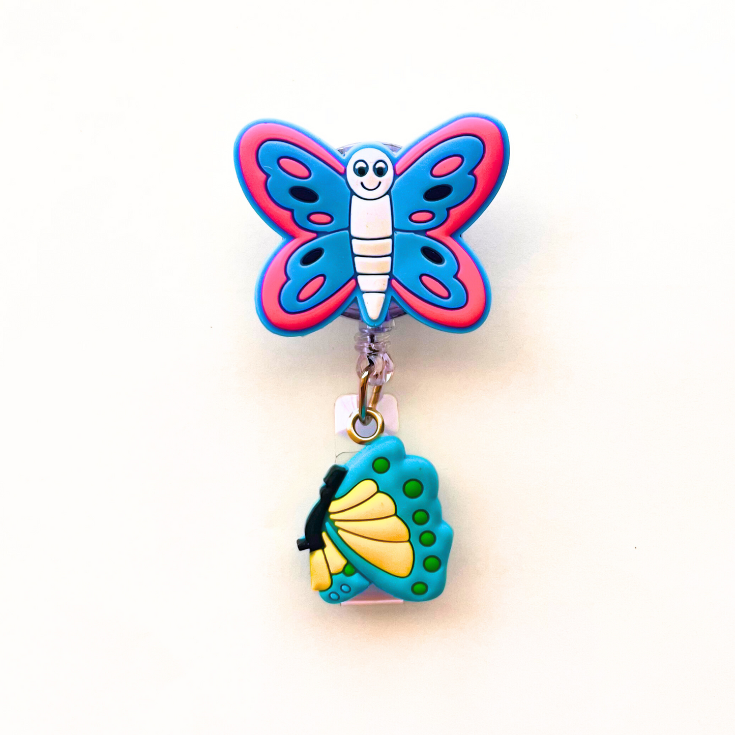 Blue Butterfly Badge Reel