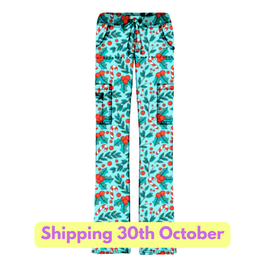 Mistletoe Matching Scrub Pants